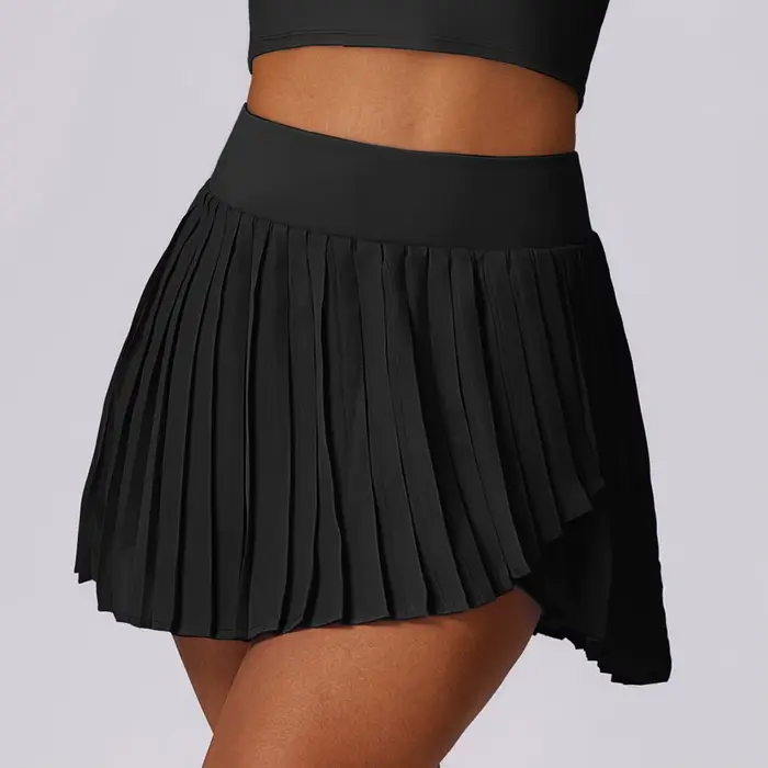 Jupe de dehors Plissée Décontractée pour Femme, Fausse Culotte de Tennis Deux Pièces à vaccage Rapid