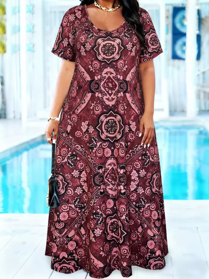Robe longue pour femmes grande taille
