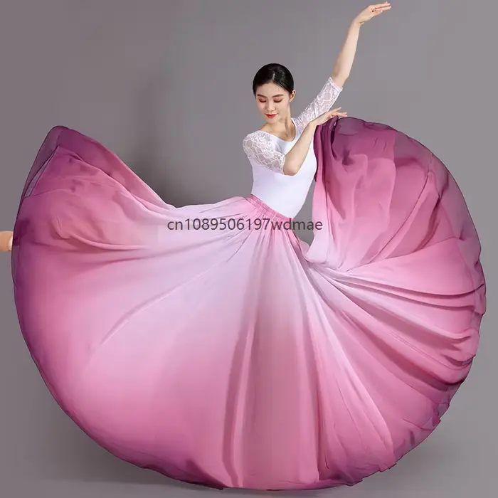Jupe de danse dégradée pour femmes