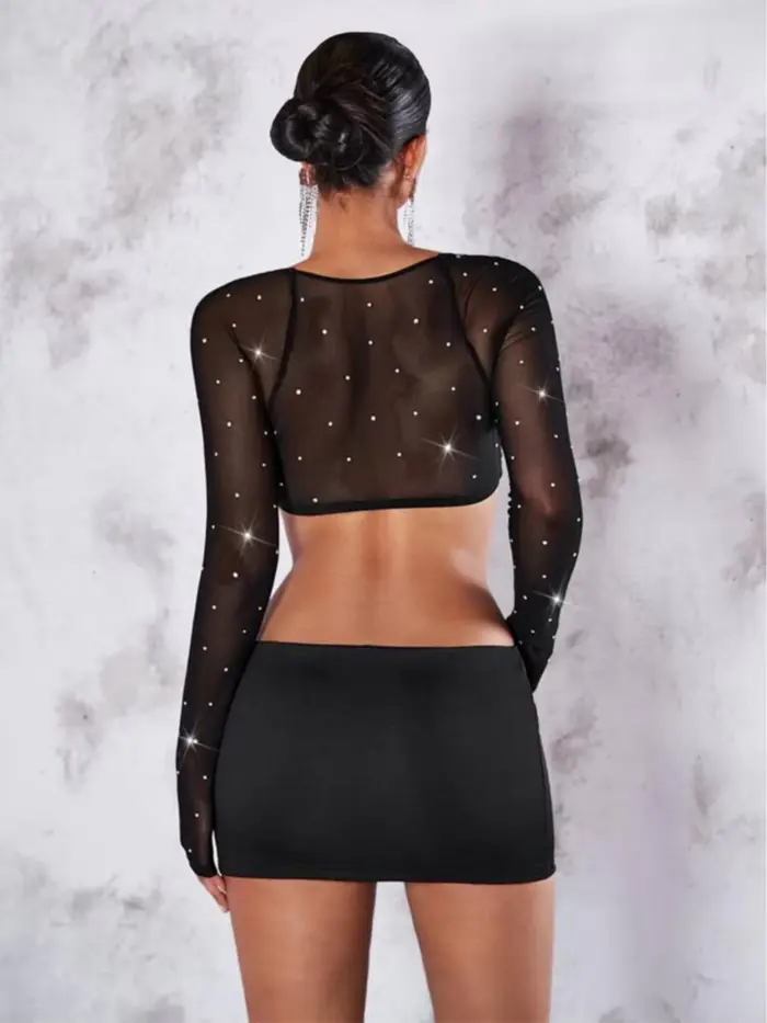 Jupe crayon taille haute de couleur pure pour femmes