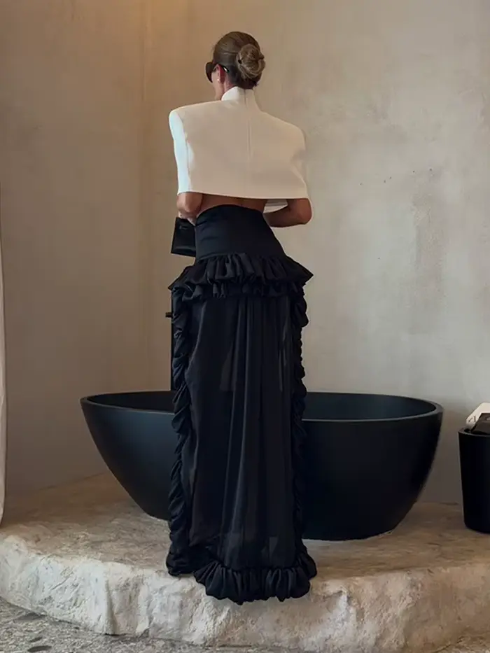 Ensemble jupe et haut élégant pour femme