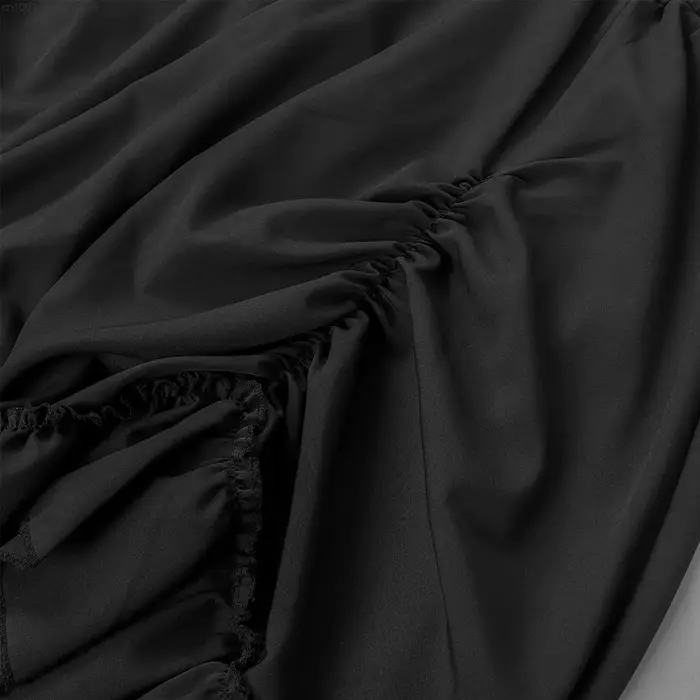 Femmes Steampunk gâteau jupe Rock gothique avec cravate cintrée Vintage victorien fête femme plis décontracté nouvelle