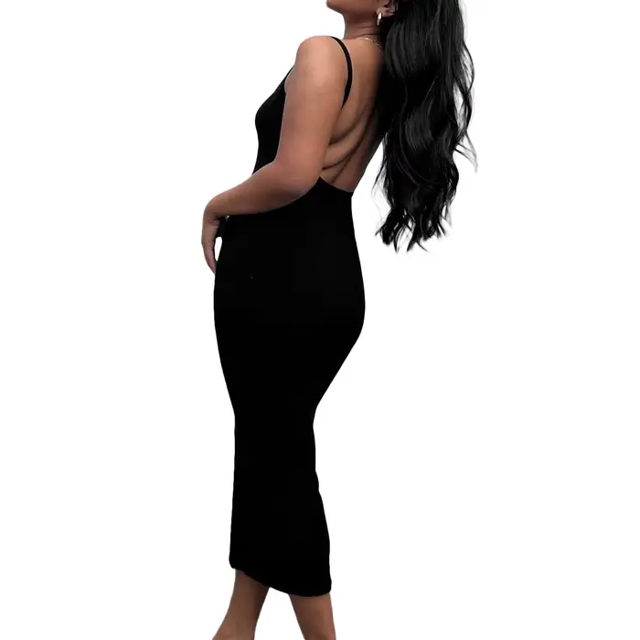 Robe Maxi dos nu pour femmes