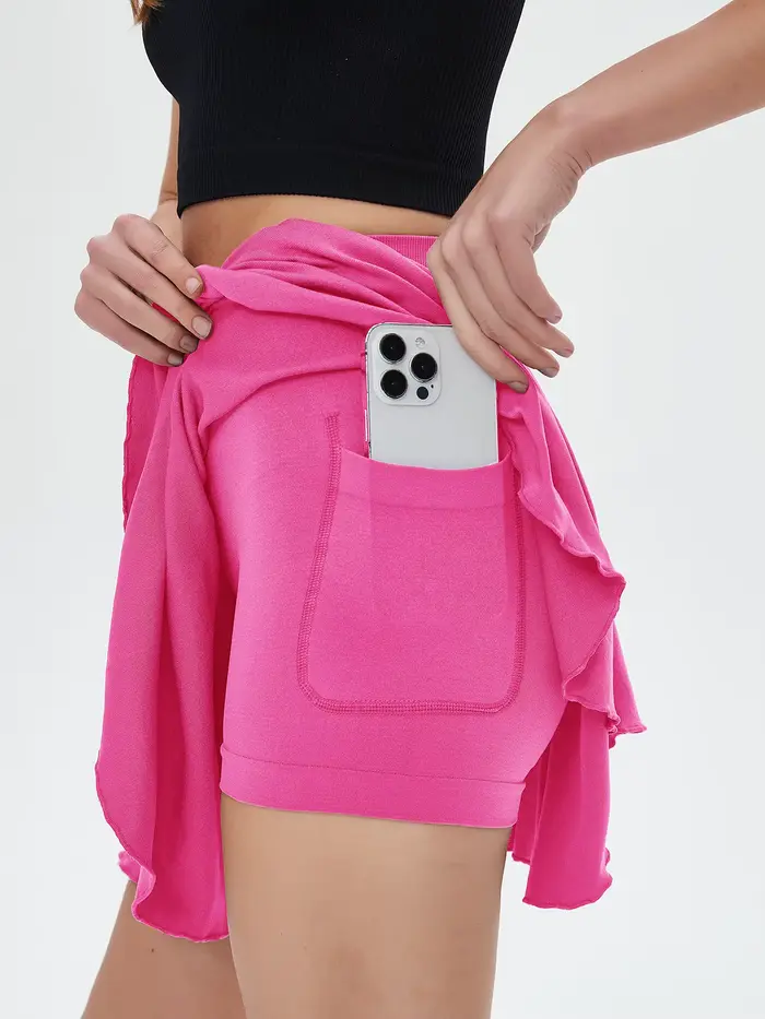 Femmes Sport Shorts jupes été respirant décontracté Fitness séchage rapide course Sport femme actif 