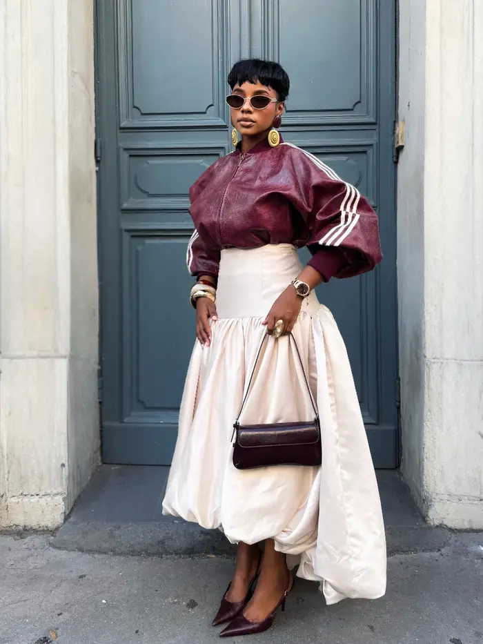 Jupes longues asymétriques beiges tendance