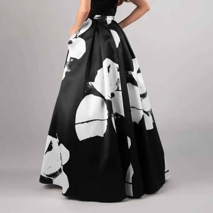 Jupe bohème taille haute pour femme