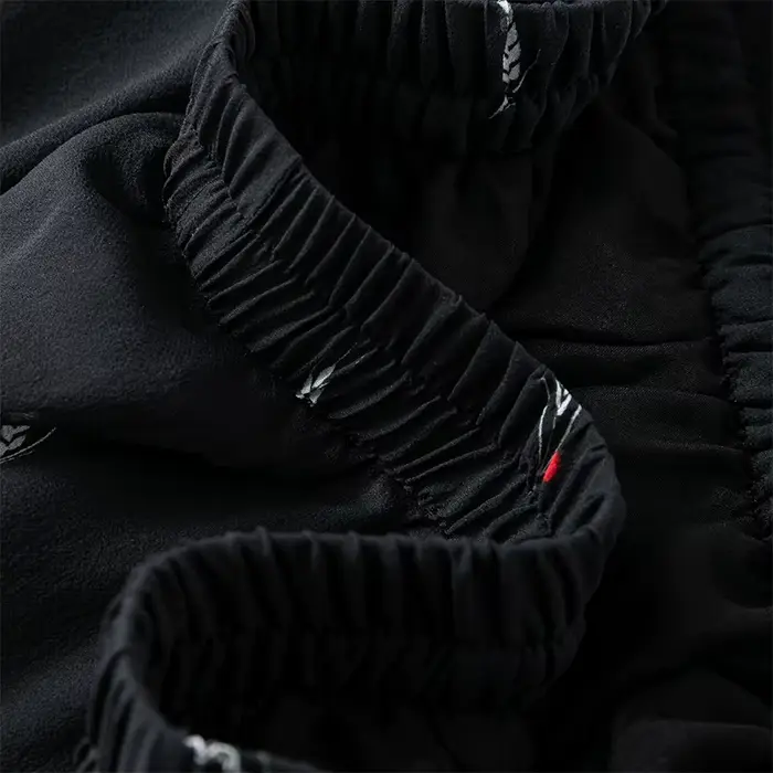 Jupe en soie pour femme 100% soie de mûrier noire avec double doublure
