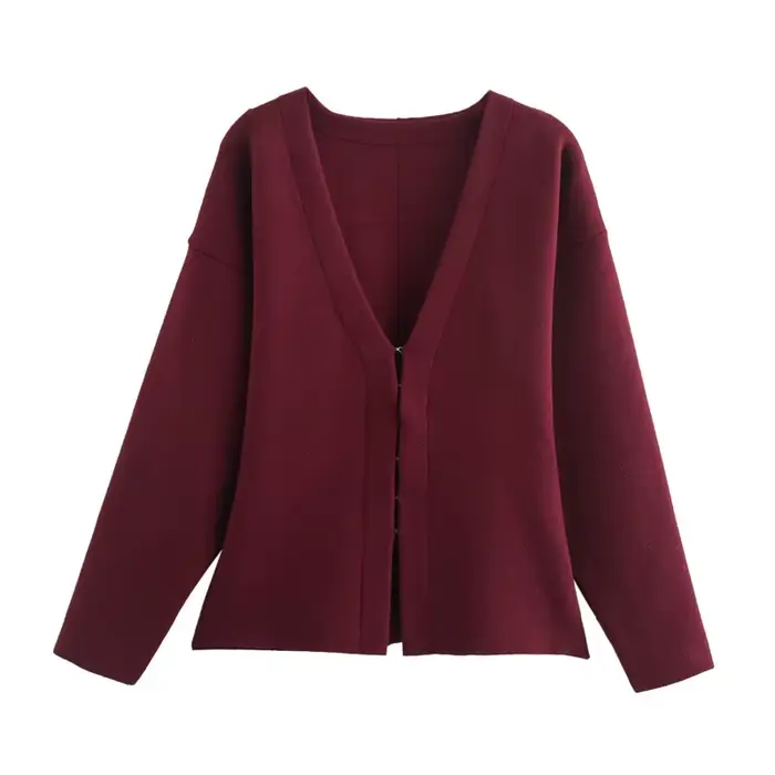 Ensemble veste tricotée et jupe courte