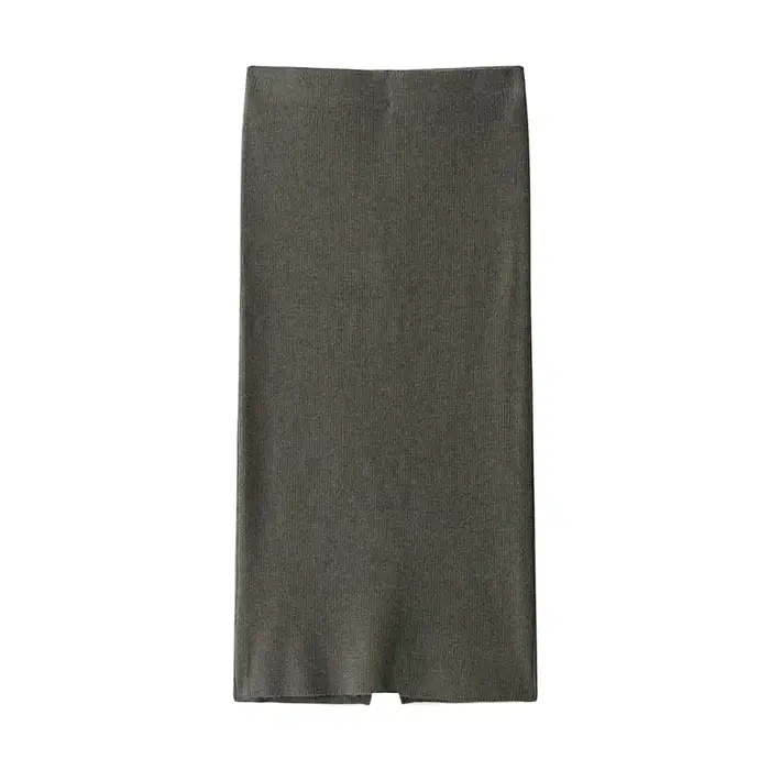 Ensemble jupe Cardigan tricoté à carreaux pour femmes, manches longues, simple boutonnage, pull Slim