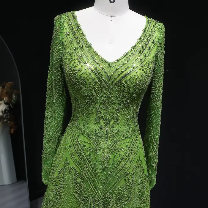 Sharon Said – robe de soirée vert citron