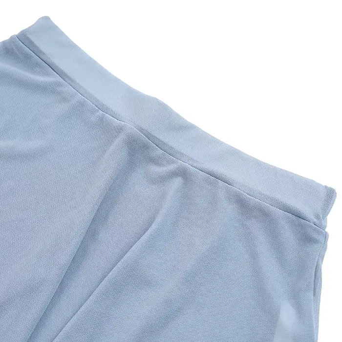 Jupe de ballet en nylon et élasthanne avec fente latérale pour danseuses de ballet, yoga, gymnastique et entraînement sportif occasions spéciales