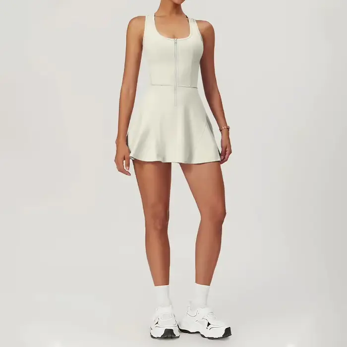 Ensemble de jupe courte de sport, tenue de fitness, de course, de golf, de tennis, vêtements d'entra