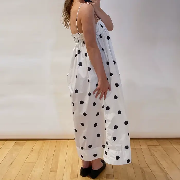 Robe longue à bretelles Spaghetti pour femmes
