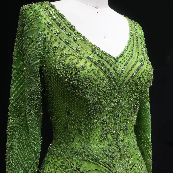 Sharon Said – robe de soirée vert citron