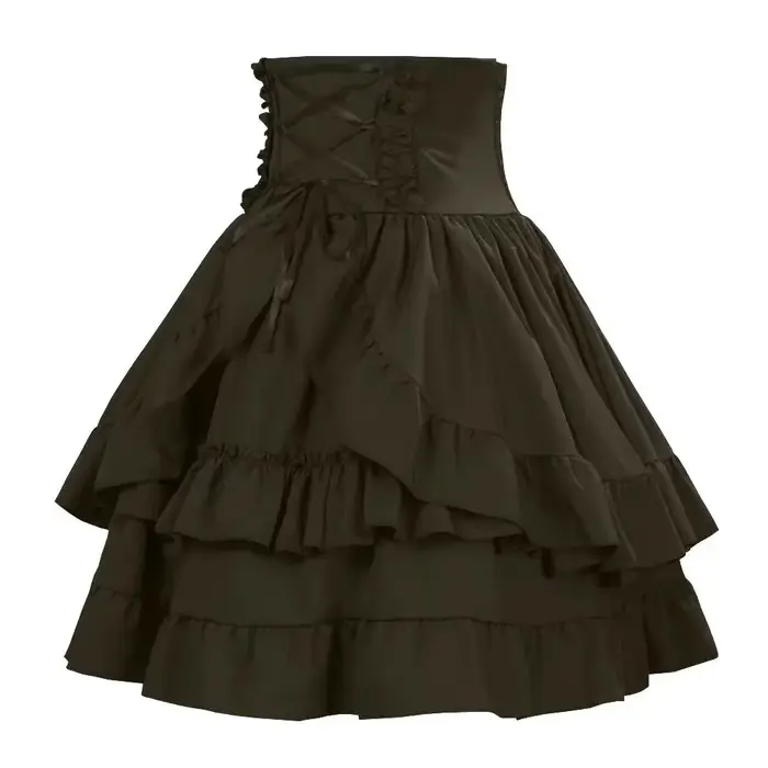 Nouvelle jupe vintage Y2K gothique rétro Lolita pour femme