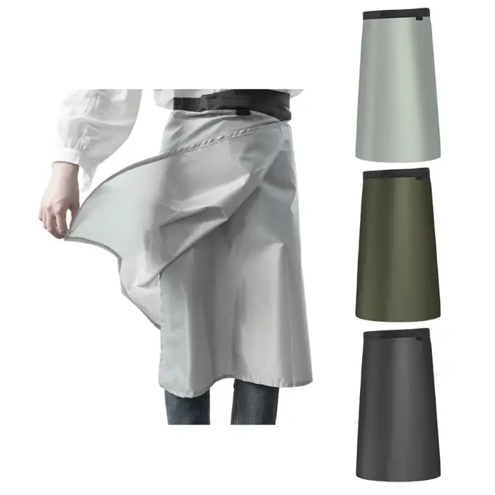 Jupe pluie légère et fine polyester coupe-vent imperméable pour randonneurs hommes femmes protection vêtements activités plein air ```