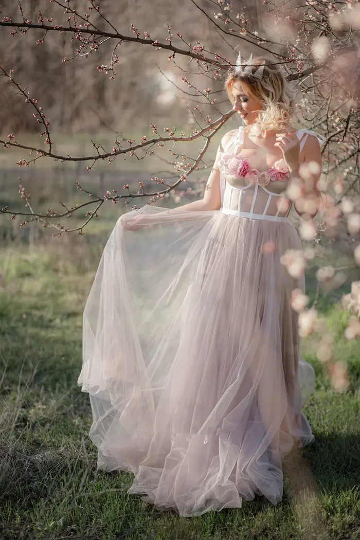 Robe de mariée Corset bohème