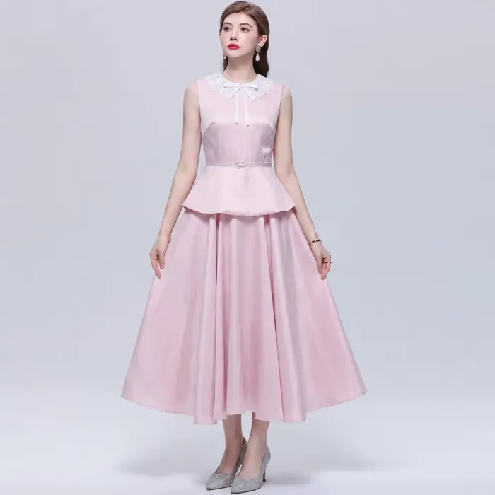 Nouvelle Robe Longue de Soirée Élégante Française d'Été pour Femme