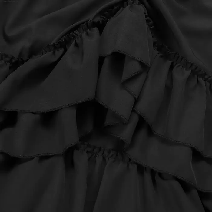 Femmes Steampunk gâteau jupe Rock gothique avec cravate cintrée Vintage victorien fête femme plis décontracté nouvelle