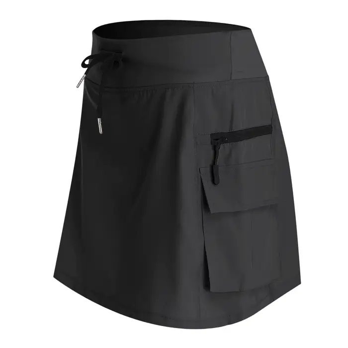 Jupes cargo 2-en-1 pour femmes avec short intégré