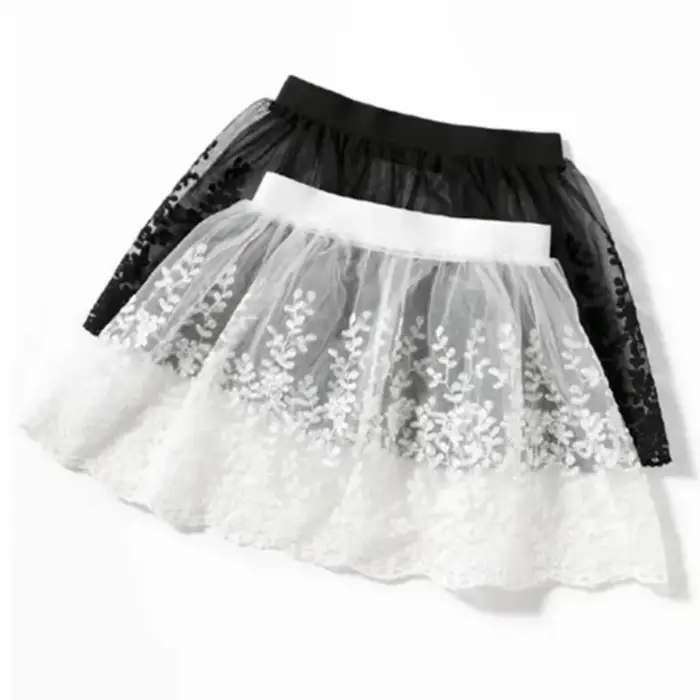 Prolongateur de jupe pour femme avec ourlet en dentelle