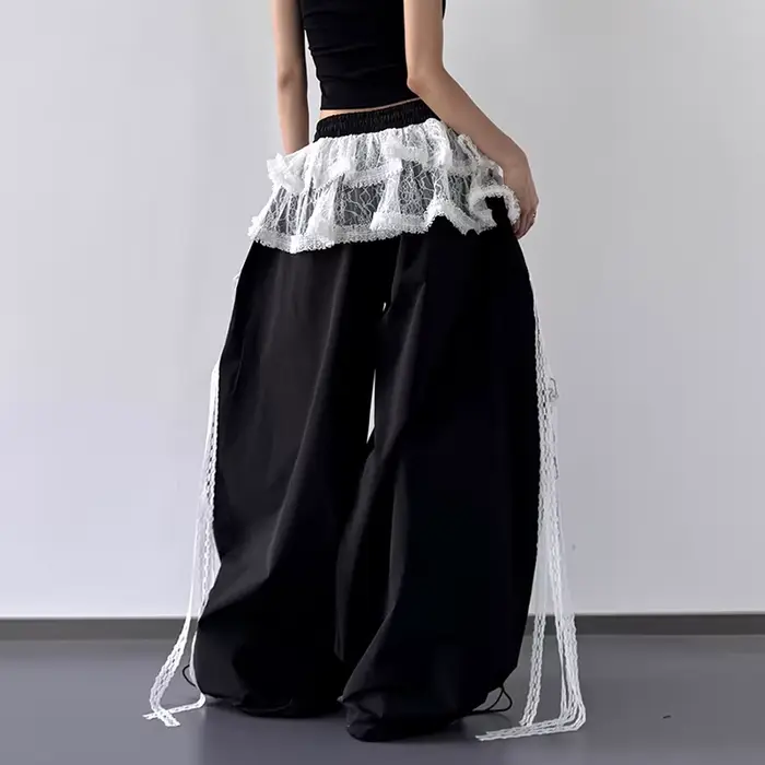 Jupe en dentelle Patchwork pour femmes