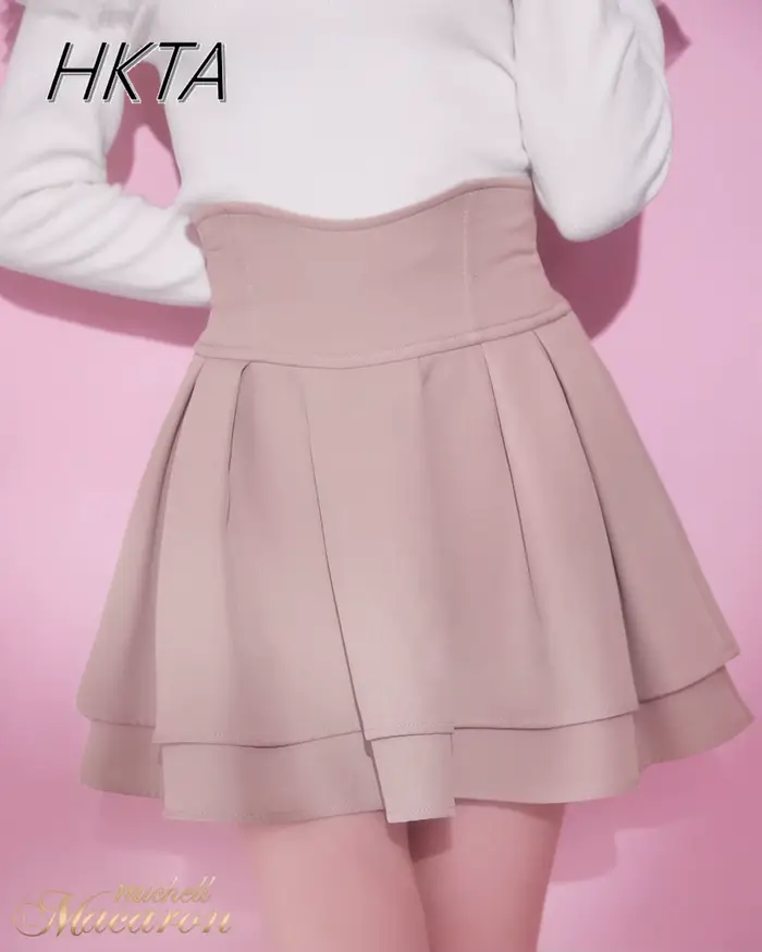 Jupe courte Macaron à la japonaise pour femme, silhouette élégante, matériaux doux et durables, coupes modernes pour toutes les saisons et occasions