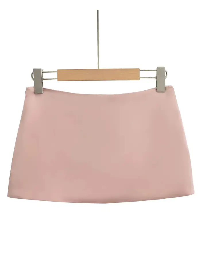 Mini jupe crayon en satin pour femmes, vêtements d'été sexy, vintage, noir, blanc, rose, mode, jupes