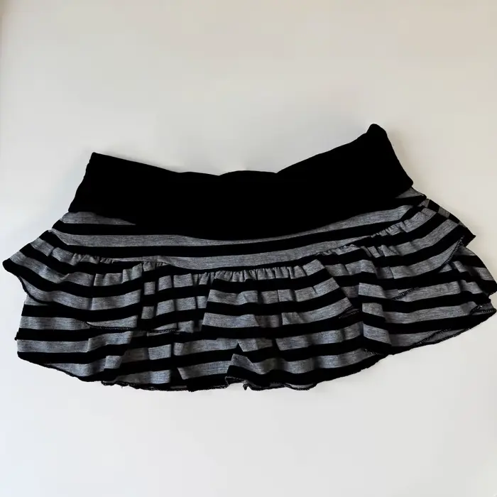 Jupe courte rayée Y2K 2026 sexy à blocs de couleur pour femme, style coréen et japonais, jupe trapèz