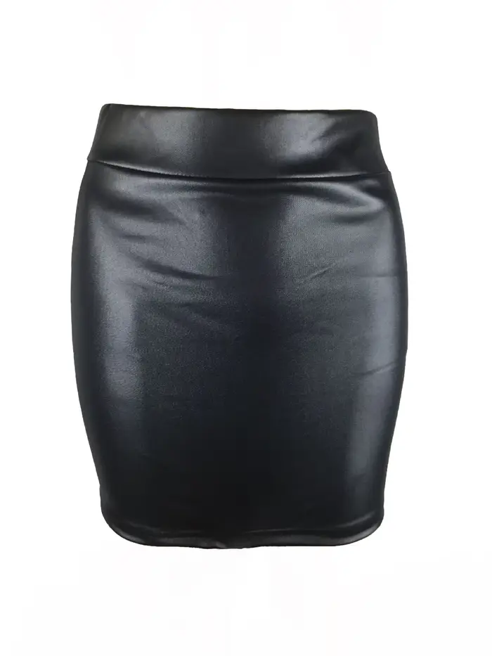 Femmes été Mini jupes taille haute coupe ajustée hanche crayon jupes Vintage moulante jupe Sexy Club