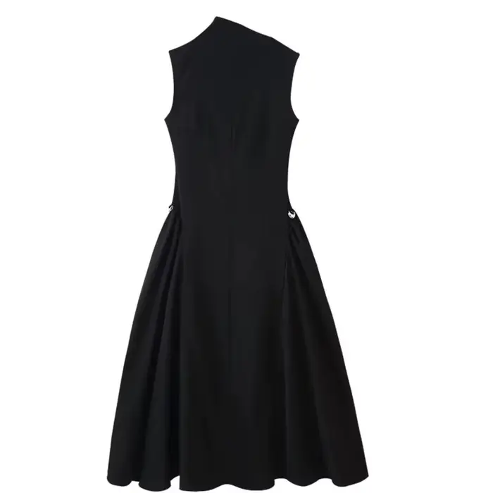 Robe longue à col irrégulier pour femmes, élégante, coupe cintrée, taille haute, Robe de soirée, san
