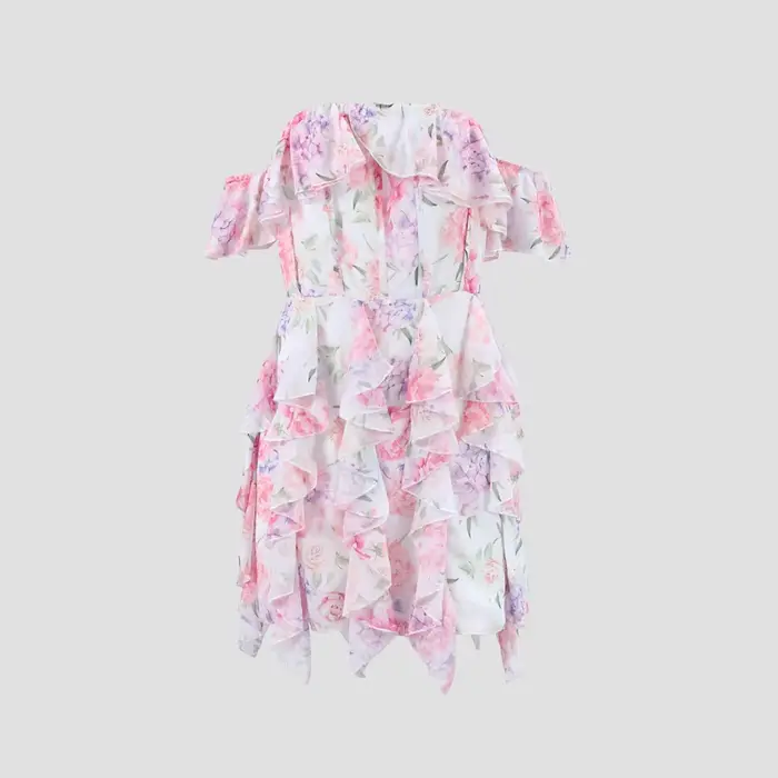 Mini robe Chic à imprimé Floral