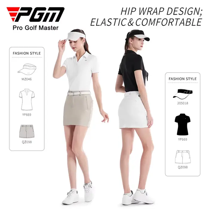 PGM Jupe de golf pour femme, jupe d'été respirante et amincissante QZ098