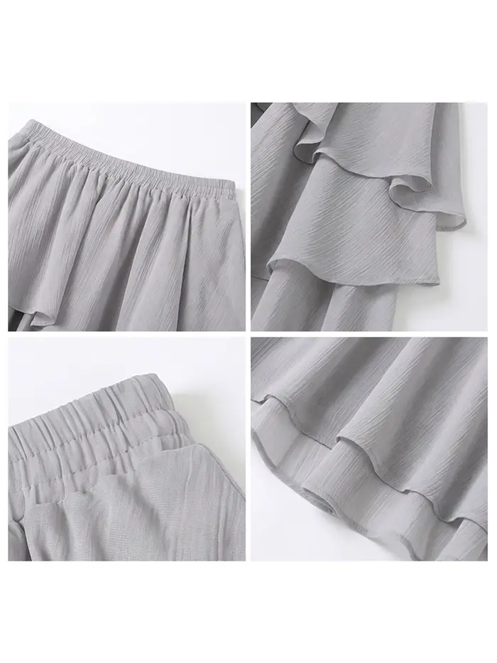 CHIC VEN Nouvelle Jupe Femme Design Innovant Taille Élastique