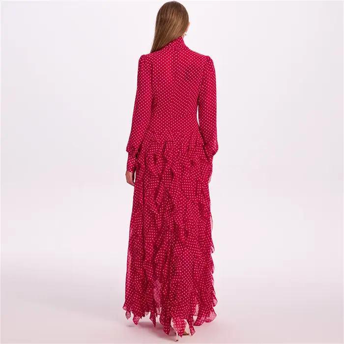 Robe Maxi en mousseline de soie pour femmes