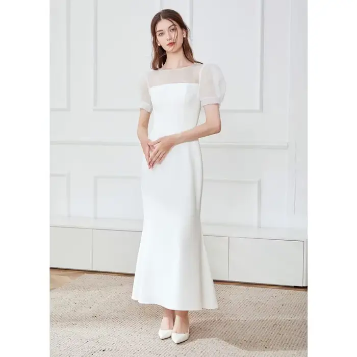 Robe de soirée blanche