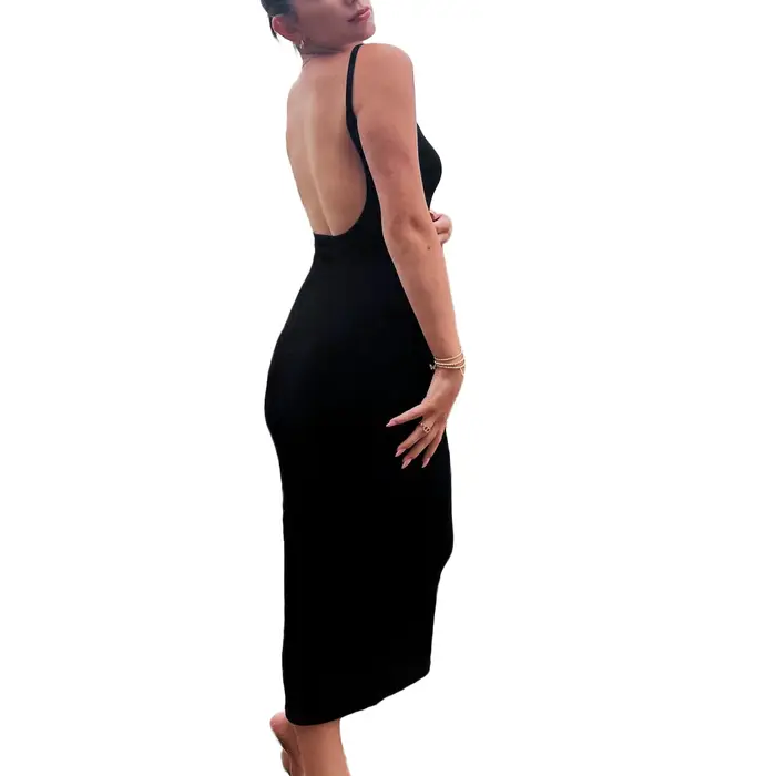 Robe Maxi dos nu pour femmes