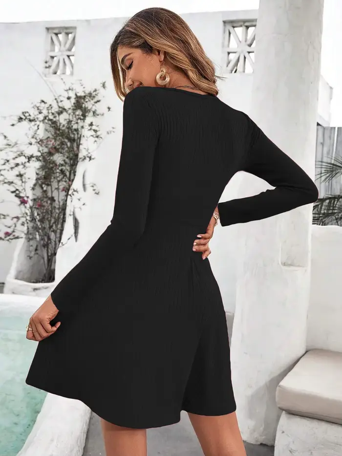 Robe portefeuille automne-hiver 2025 pour femme