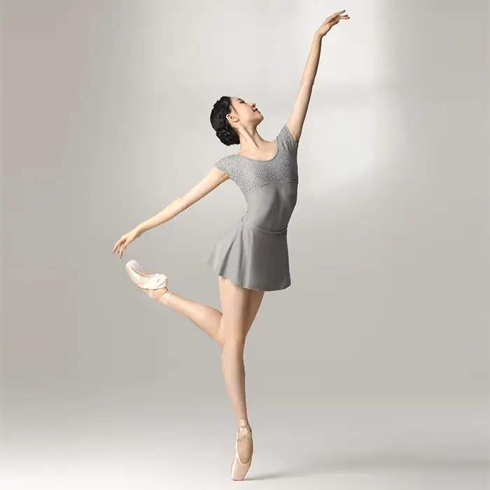 Sansha-Jupe de danse de ballet élastique pour femme
