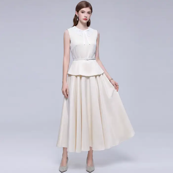 Nouvelle Robe Longue de Soirée Élégante Française d'Été pour Femme