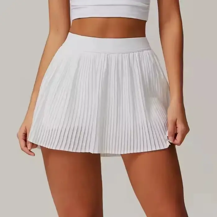 Jupe de golf et de tennis 2 en 1, combinaison de fitness plissée avec poche intérieure, style sexy p