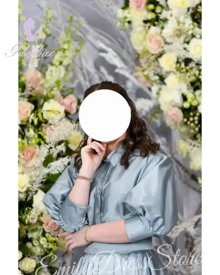 Robe de soirée blanche en satin personnalisée pour femmes, longueur au ras du sol, col rond, manches longues, robe de mariée formelle, robe de bal longue, robe de cérémonie tendance
