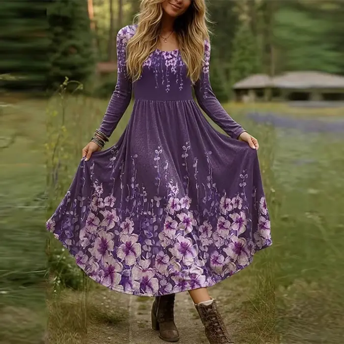 Robe longue style Boho