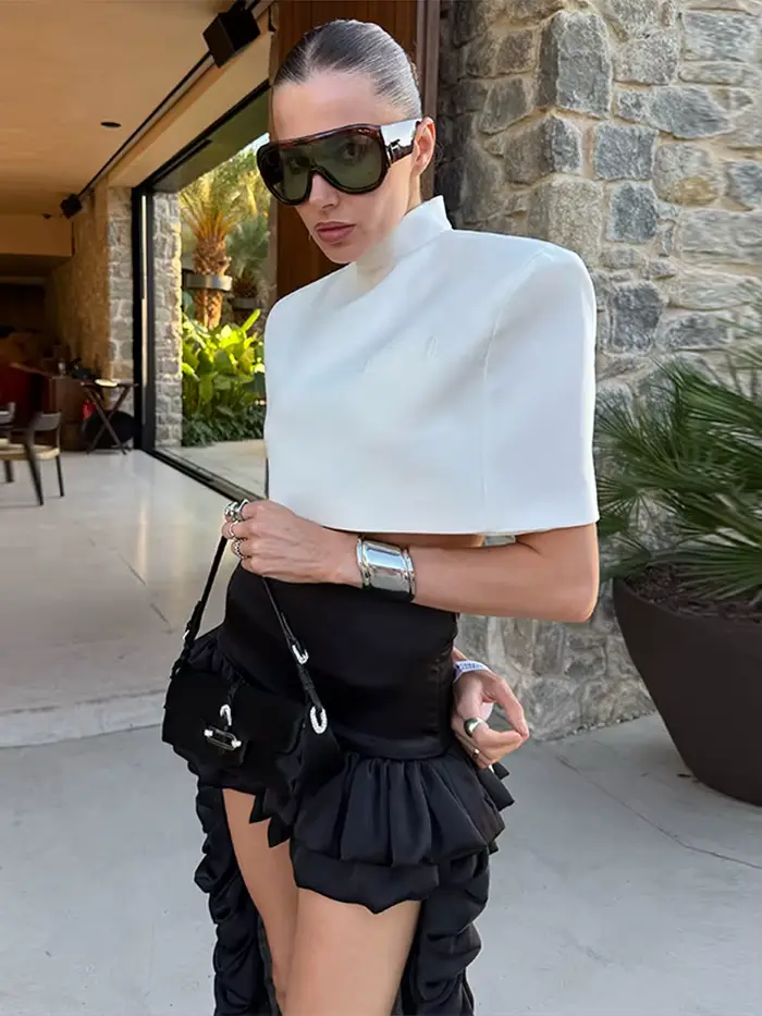 Ensemble jupe et haut élégant pour femme