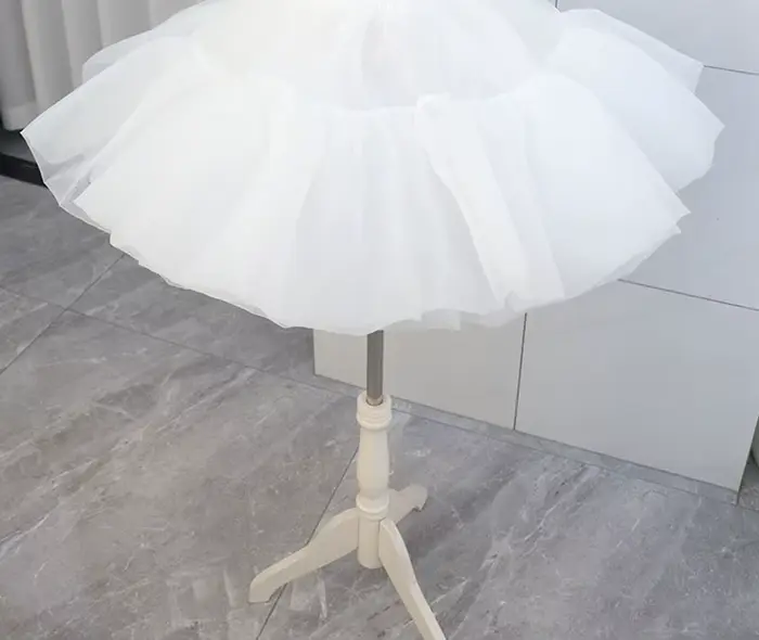 Jupe Tutu blanche bouffante en Tulle de 35cm