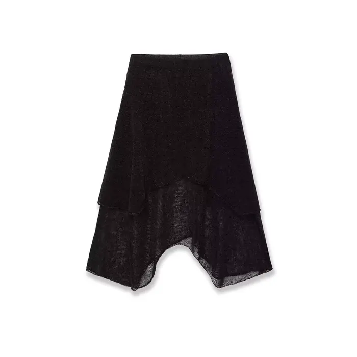 HH femmes nouvelle mode polyvalent élégant solide métallique tricoté Sexy jupe femme taille haute dé