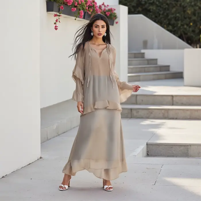 Robe longue printemps/été pour femmes