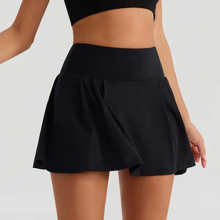 Femmes Yoga entraînement jupe Sport cyclisme jupe courte respirant décontracté Fitness Yoga jupe fem