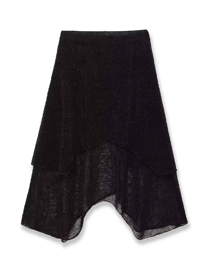 HH femmes nouvelle mode polyvalent élégant solide métallique tricoté Sexy jupe femme taille haute décontractée