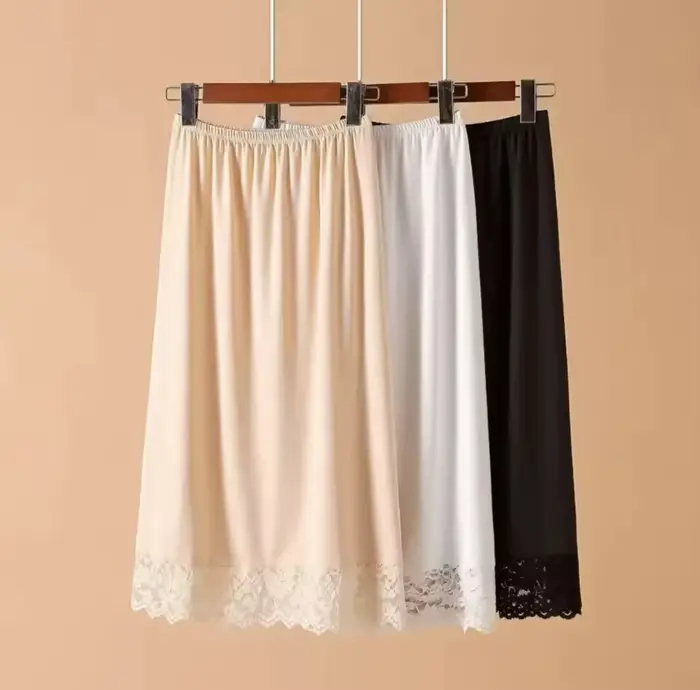 Sous-jupe fine d'été pour femmes